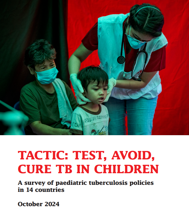 MSF, Doctors Without Borders, children with TB