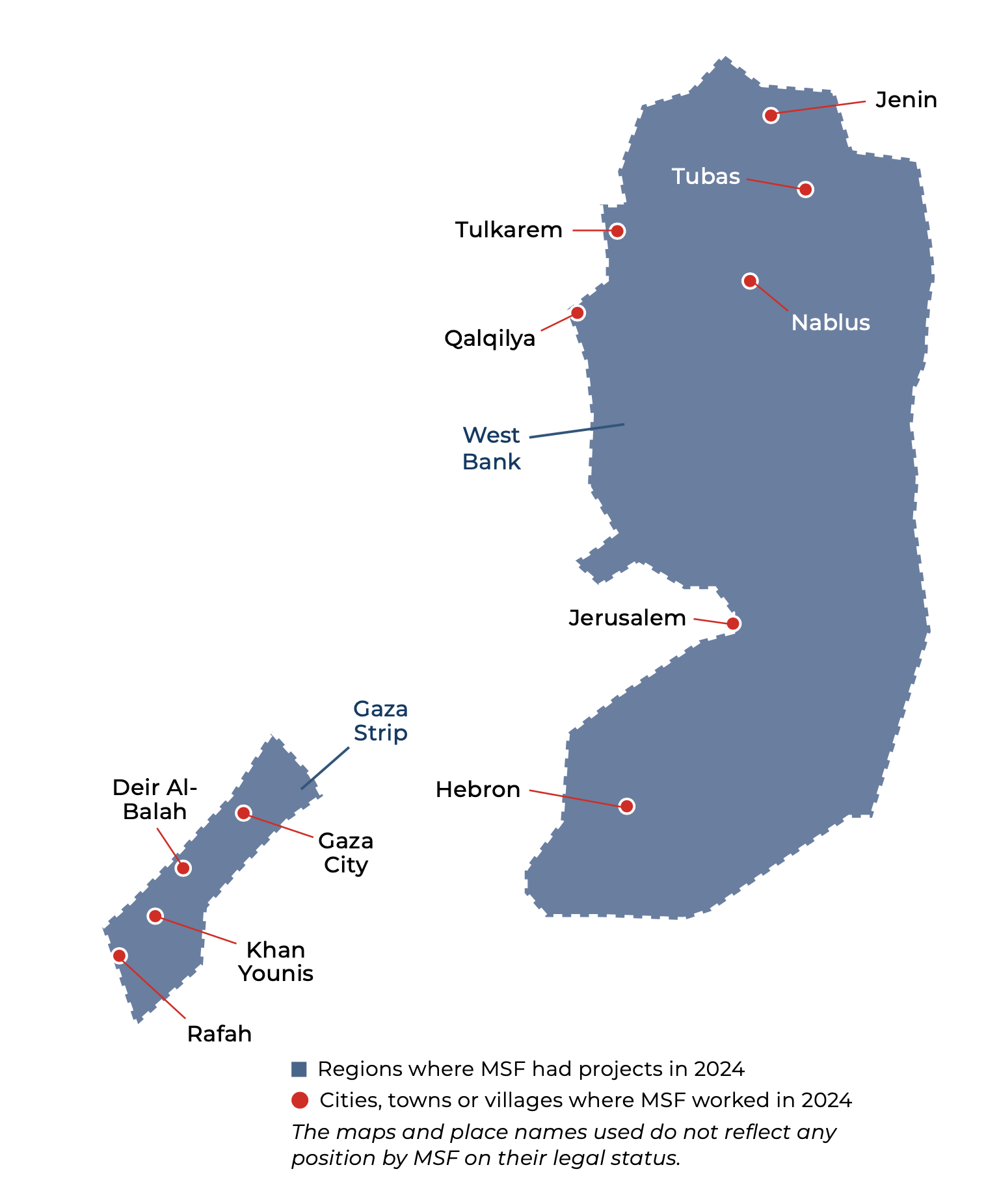 MSF, Doctors Without Borders, MSF activities in Palestine