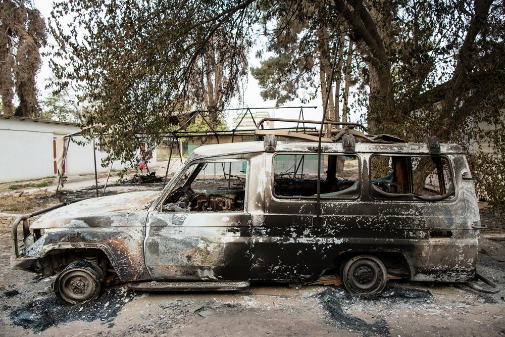 MSF vehicle: the left over remains