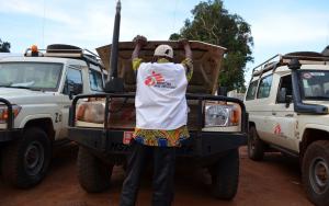 MSF vaccination team in Bangui, Central African Republic