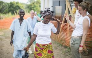Ebola, Gueckedou treatment centre, Guinea