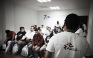 MSF teams work at the Tamaulipas Migrant Institute (ITM)