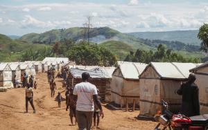 People forced to flee their homes in DRC