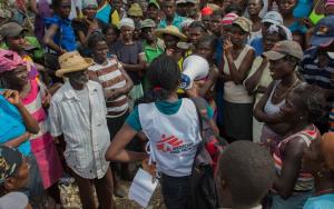 Aid Drops In Remote Areas Of Haiti