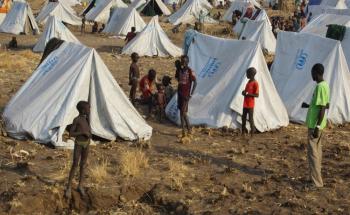 Lietchuor permanent camp South Sudanese in Gambella region.