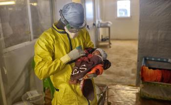 MSF Ebola Treatment Centre in Conakry, Guinea