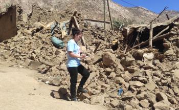 Image of Fouzia Bara, MSF Nurse in Morocco