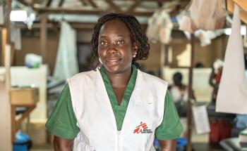 Image of a Clinical Officer in South Sudan. 