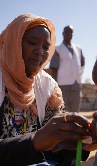 MSF is running a clinic in Zamzam camp, ~15km south east of El Fasher