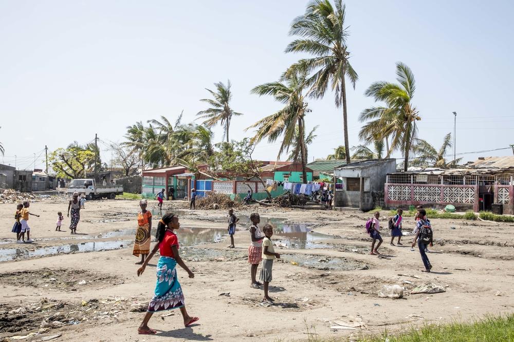 Matope neighbourhood, affected by the Cyclone Idai in Munhava district, Beira city.