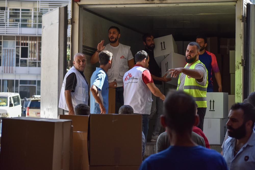 MSF, Doctors Without Borders, Displaced people in Lebanon