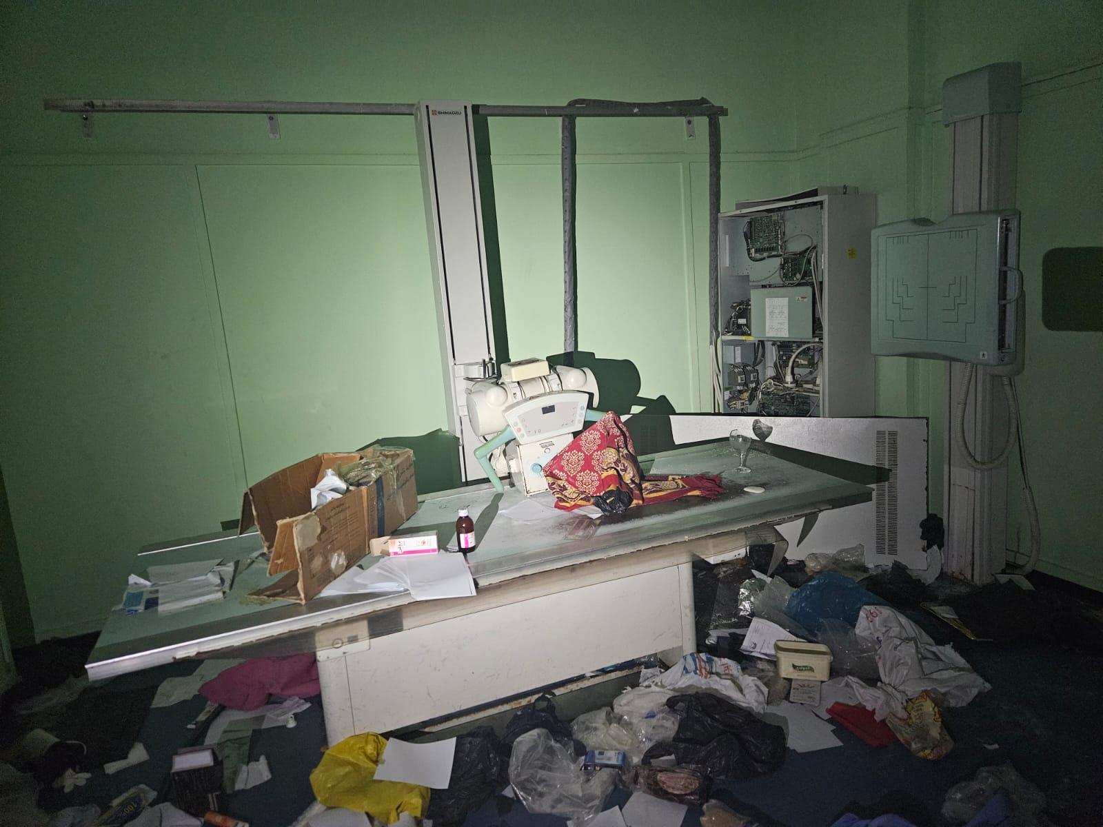 Inside Nasser Hospital in Gaza, Palestine. 