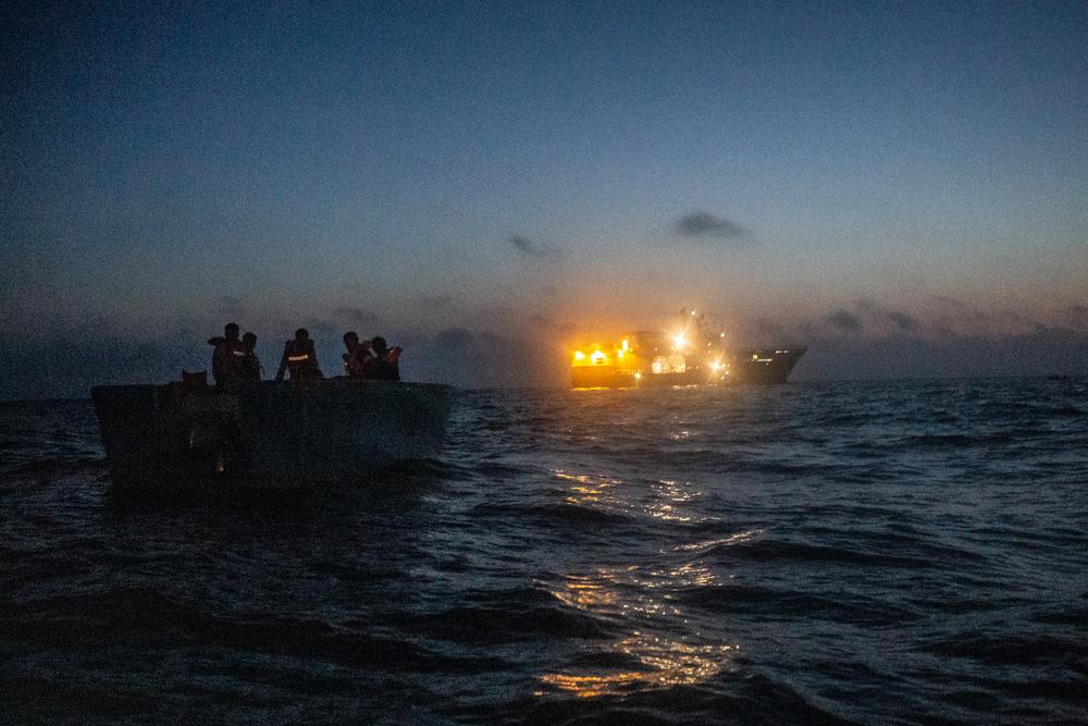 Boat Sailing to rescue