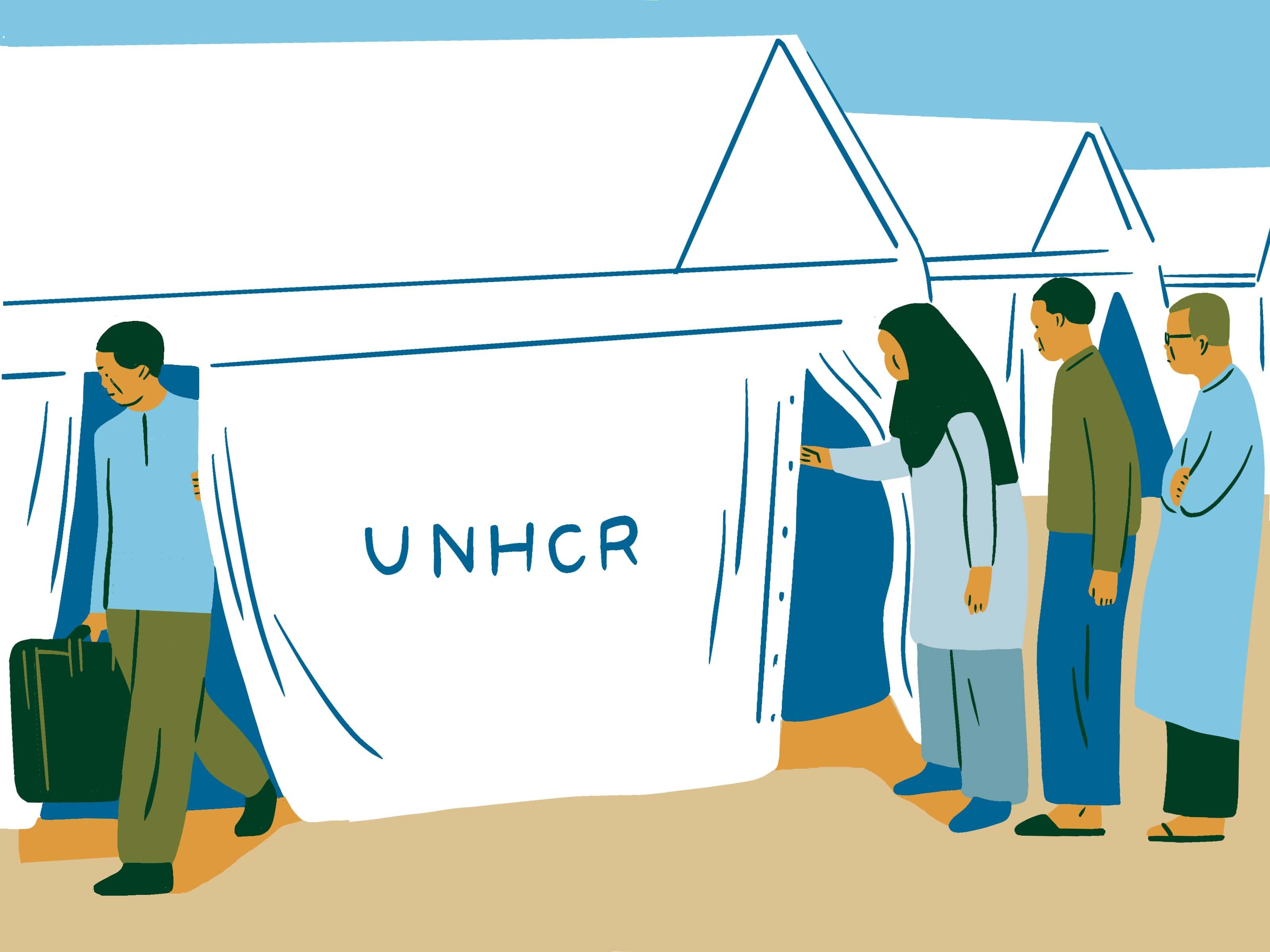 France and Sudanese Asylum Seekers - The United Nations High Commissioner for Refugees (UNHCR) offers refugees the opportunity to register for a resettlement mechanism in a third country.