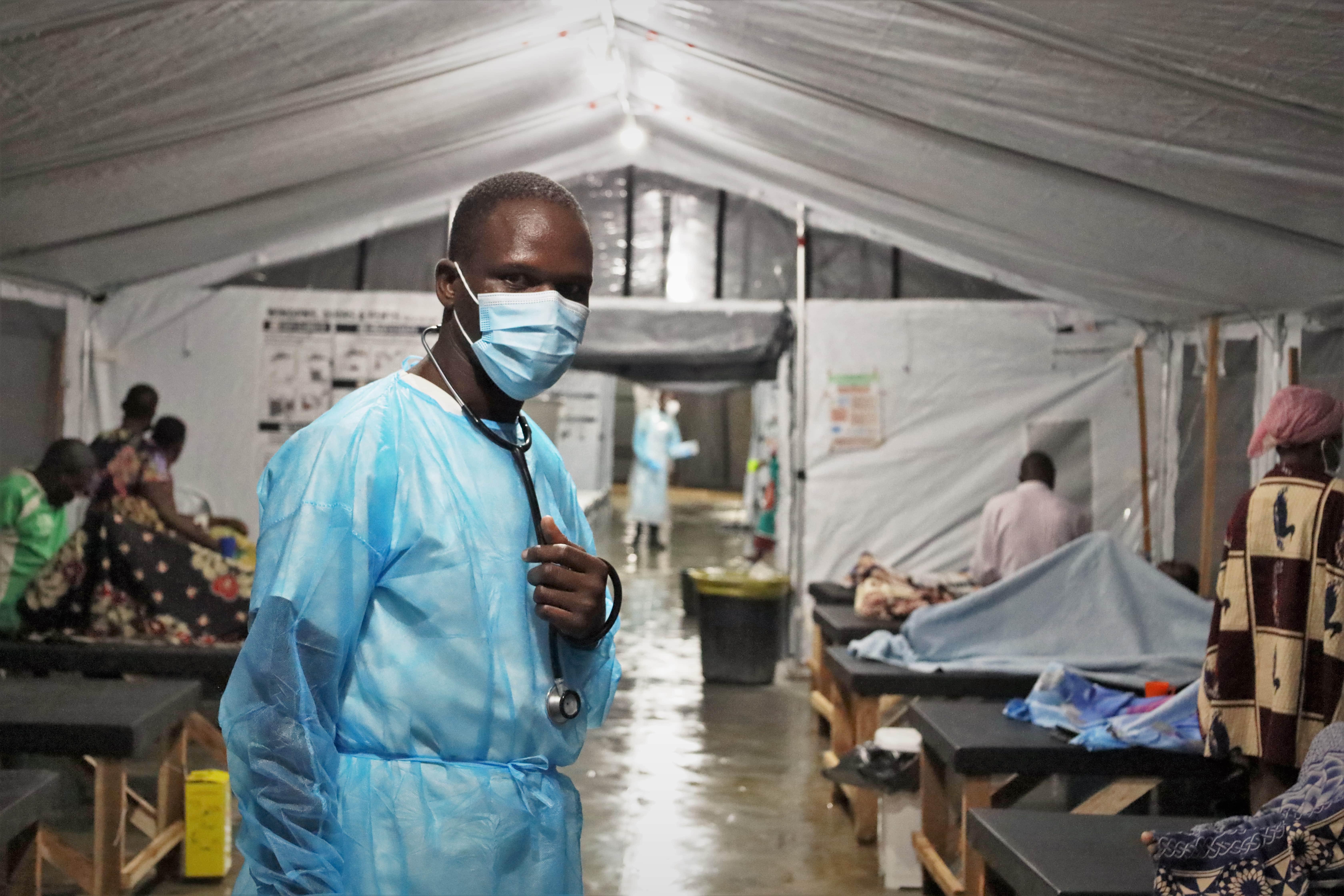 40 Years of Medical Services in Mozambique: Dr. Azize Luis Tricamo, 30 years old, a Mozambican Doctor from Zembezia province engaged in the cholera response.