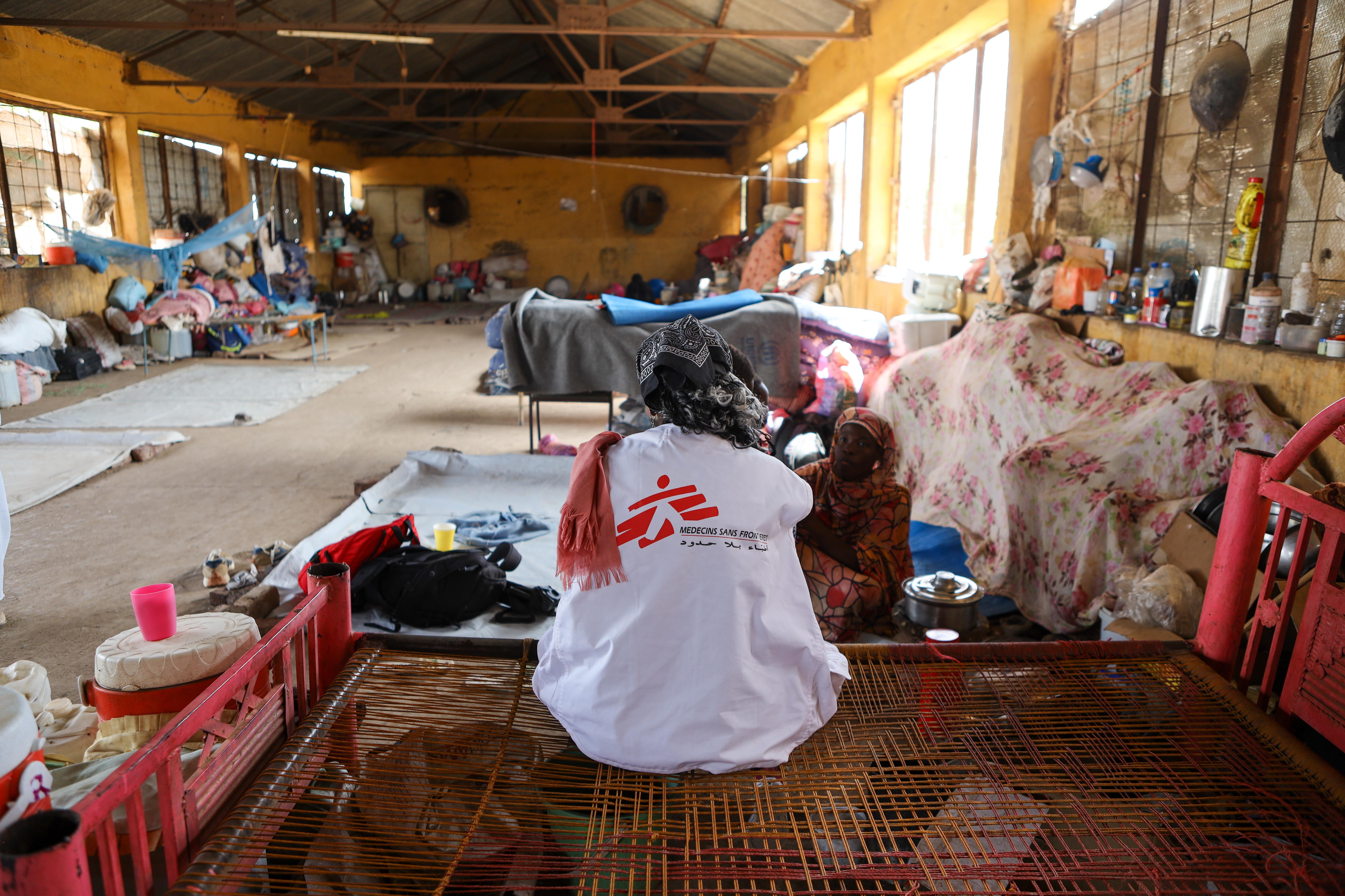 MSF in Fadasi Camp, Wad Madani - Al Jazirah state, Sudan. 