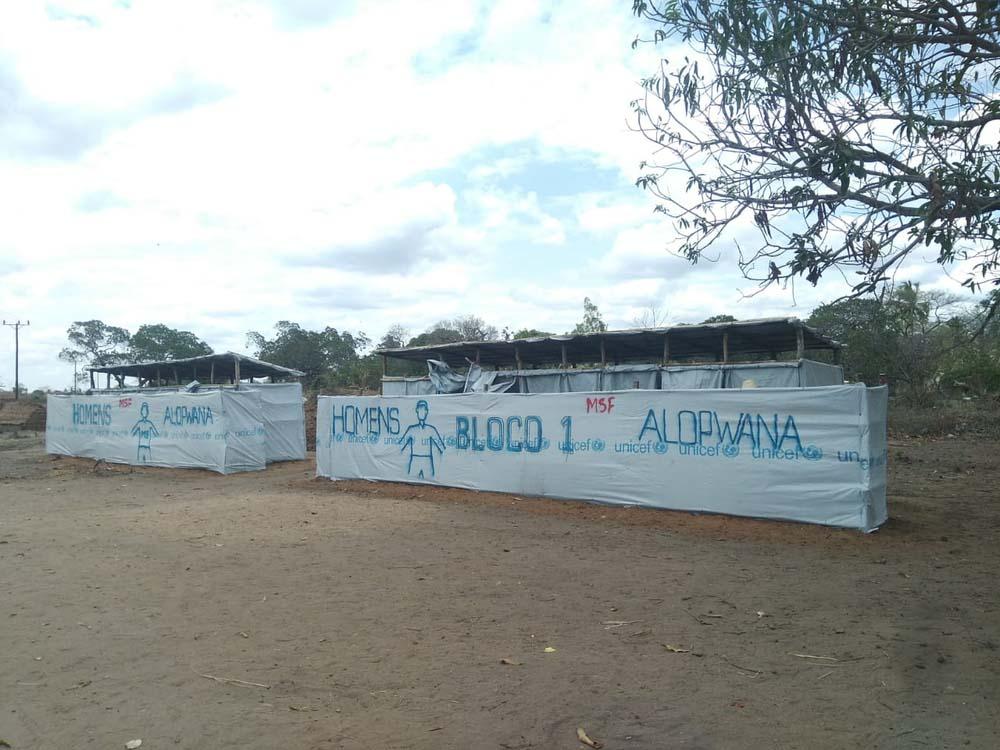 A picture of the 25 de Junho Camp in Cabo Delgado, Mozambique