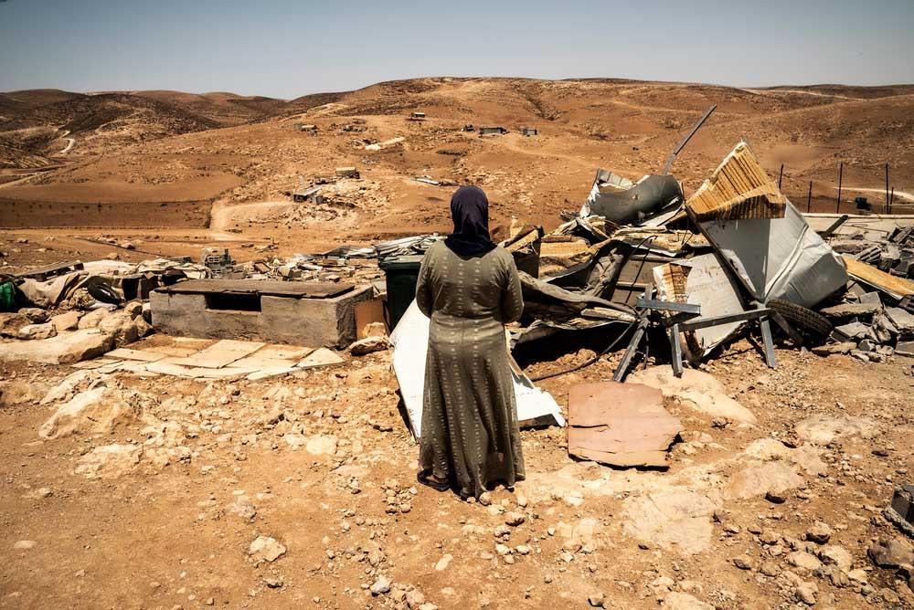 Jamla, a resident of Khirbet Al-Fakhit gathering, Masafer Yatta