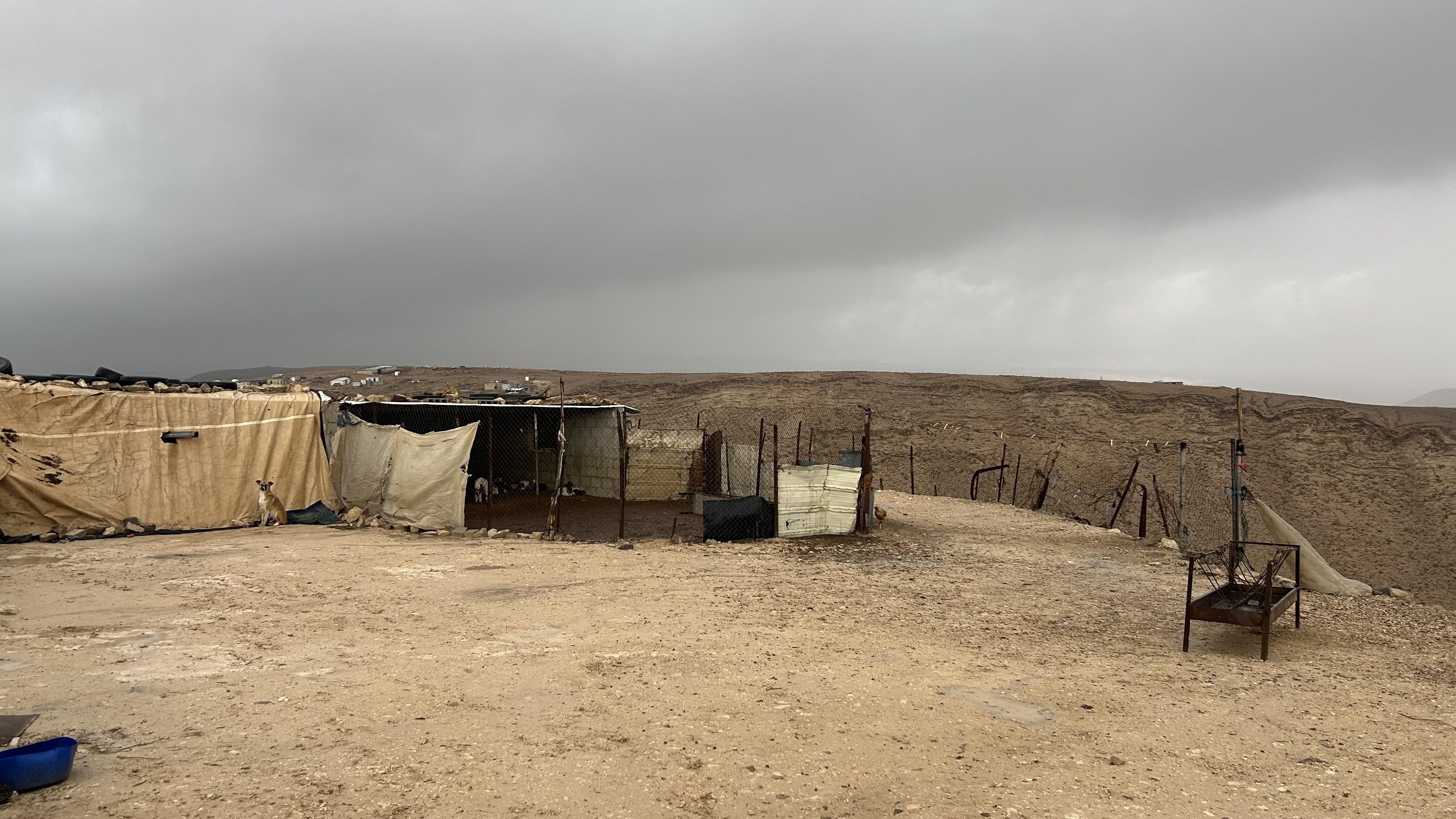 Palestinians in Hebron: MSF mobile clinic set up in a small village of Umm Qussa, Masafer Yatta, West Bank, Occupied Palestinian.