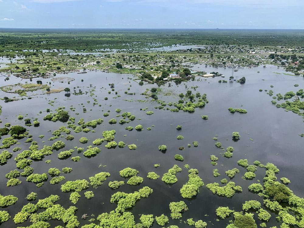 Flooded area in Pibor