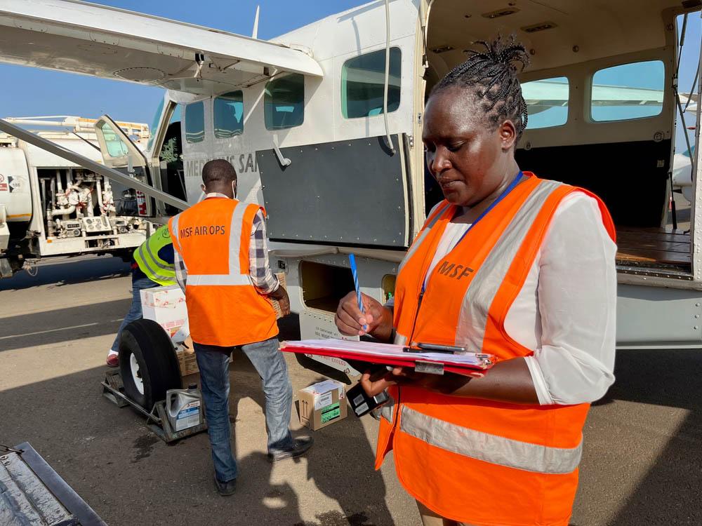 MSF, Doctors without borders, Flight Coordinator, Stella Mwikali