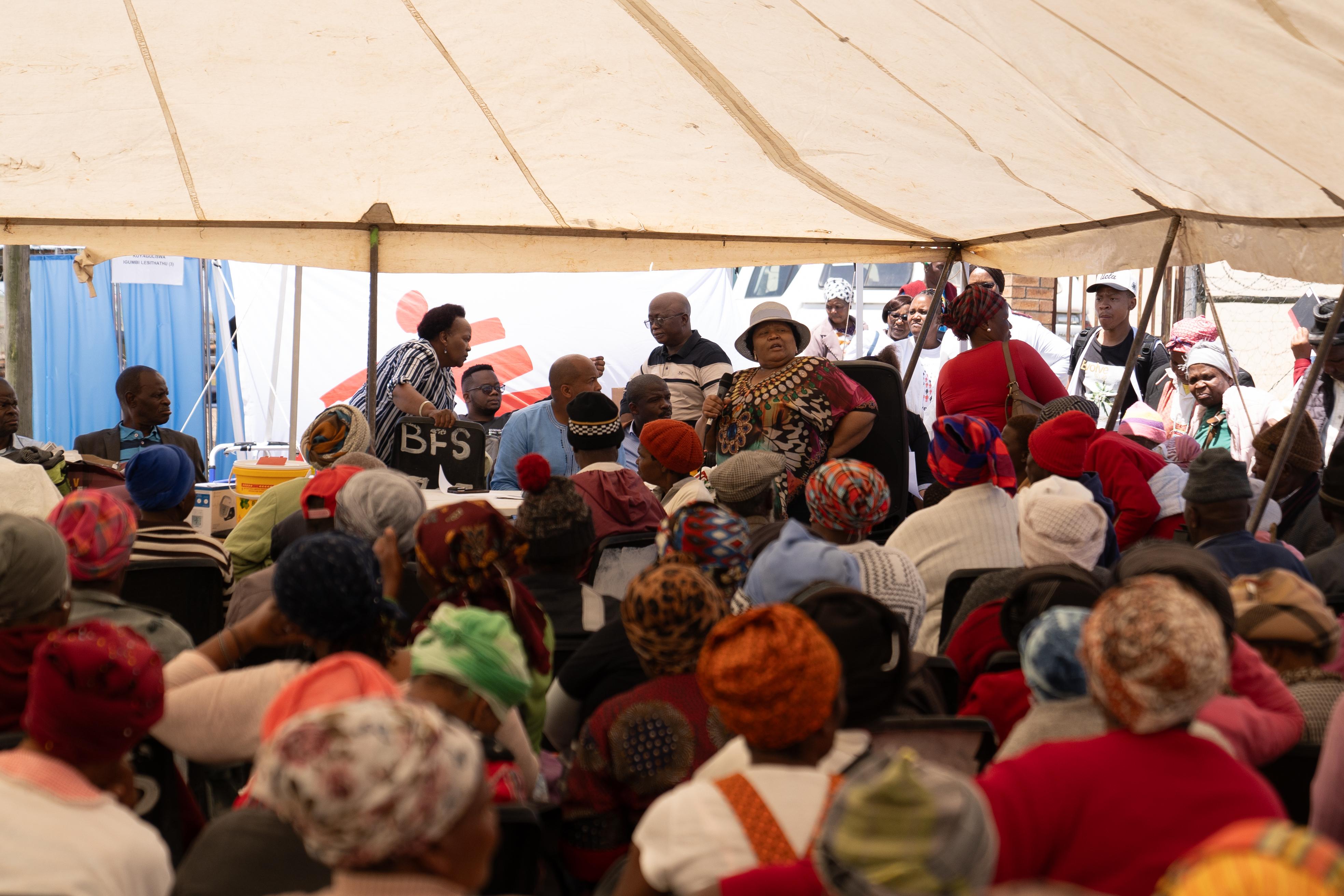 MSF Wellness Day in Godidi Village, Eastern Cape