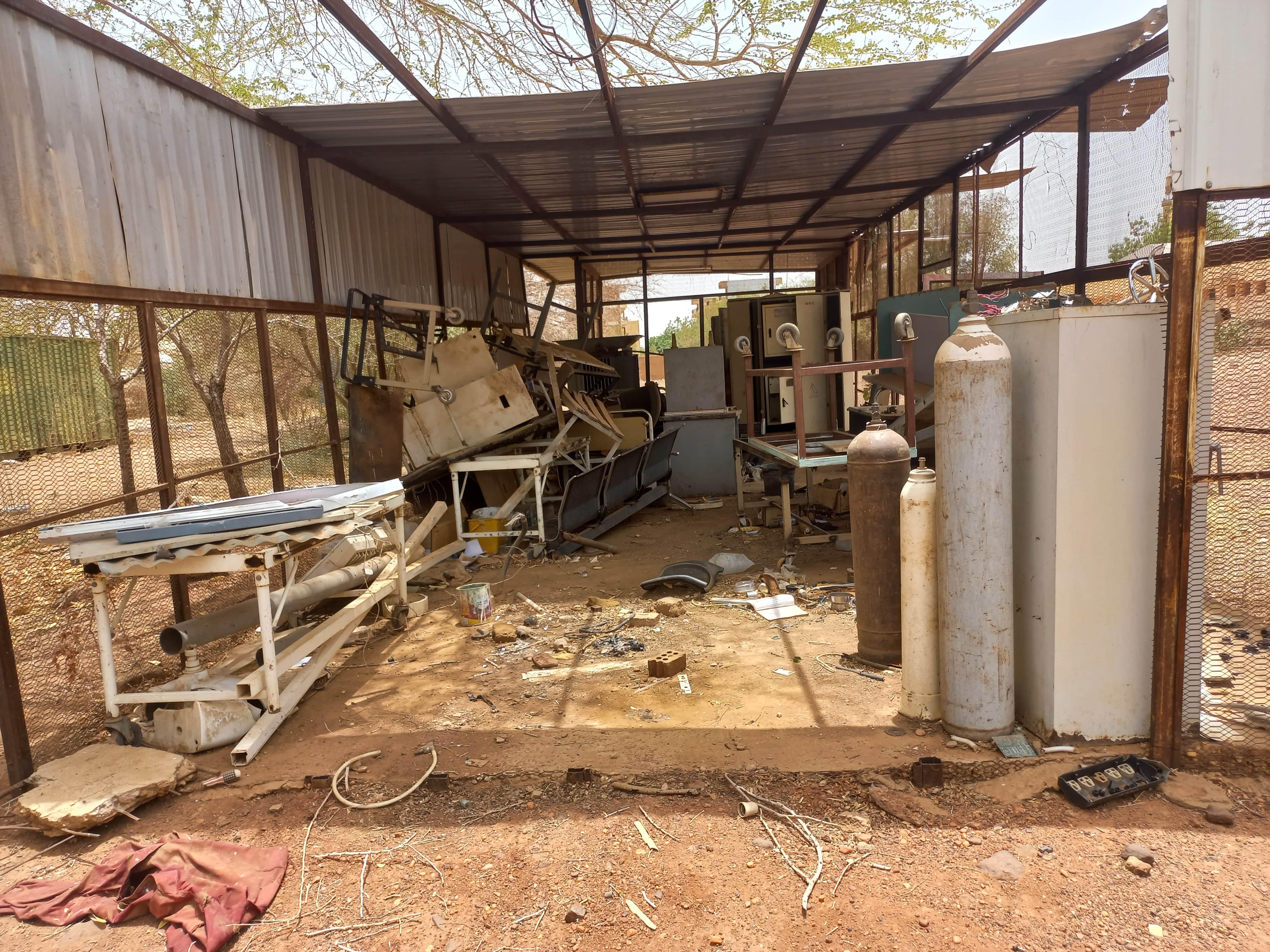 War in Sudan : The destruction that followed the storming and looting of an MSF-supported health facility in Sudan.